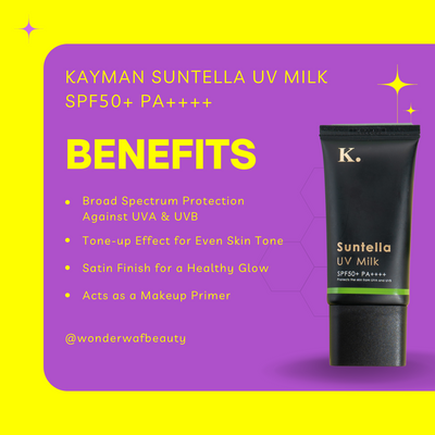 KAYMAN SUNTELLA UV MILK SPF50+ PA++++ 50ML